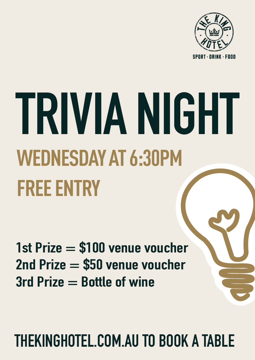 trivia night poster